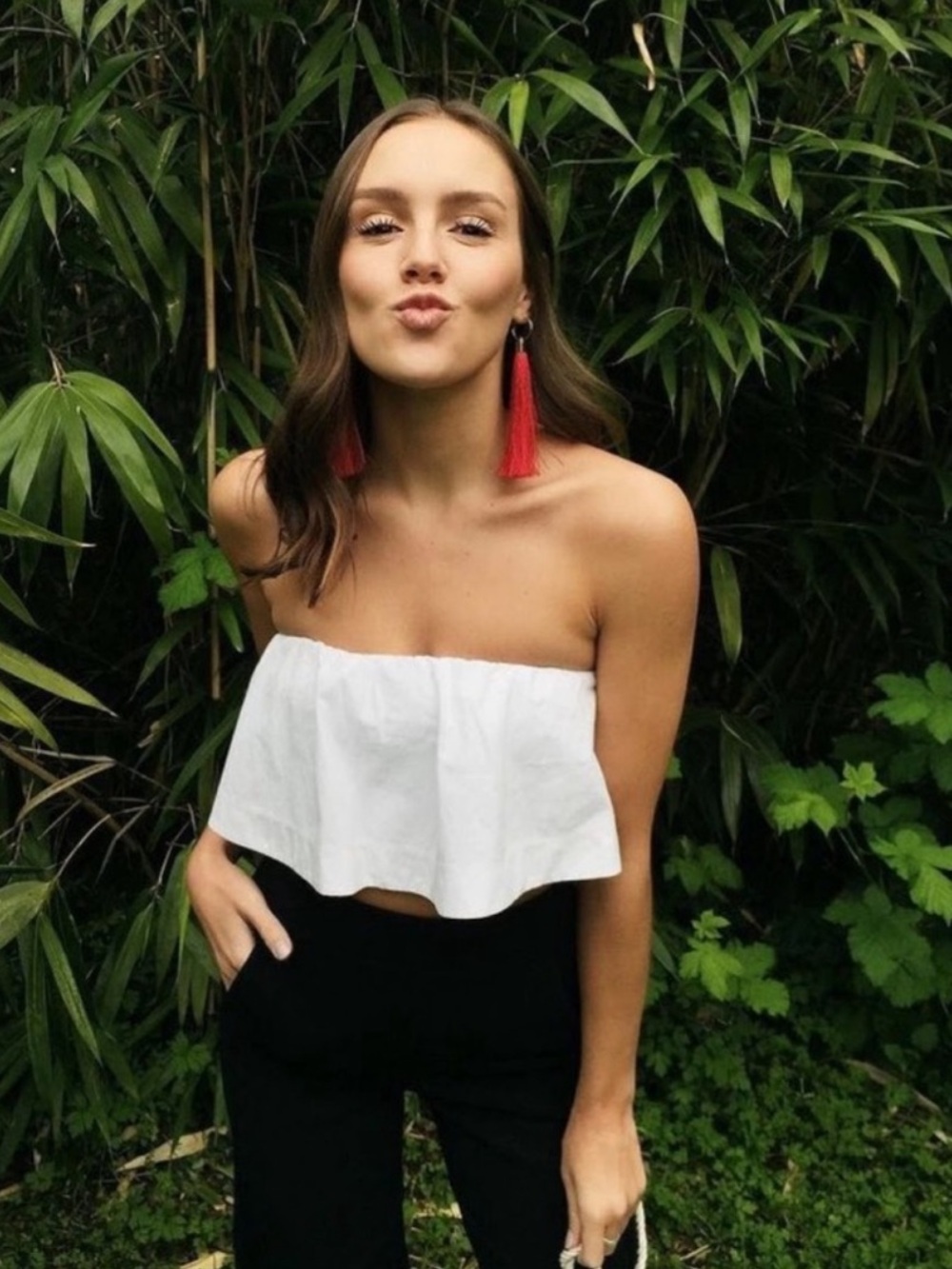 Aritzia Babaton Strapless Tube Swing Top size XS